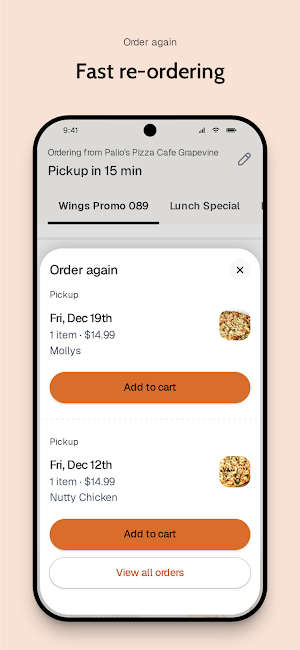 Palio's Pizza Screenshot 3