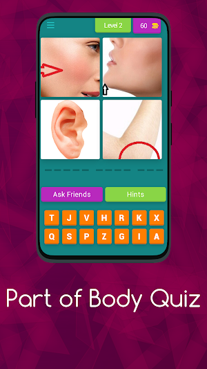 Part Of Body Quiz Screenshot 2