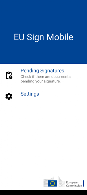 EU Sign Mobile Screenshot 1