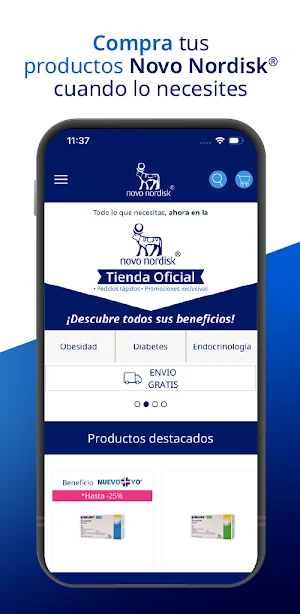 Novo Nordisk Tienda Screenshot 1
