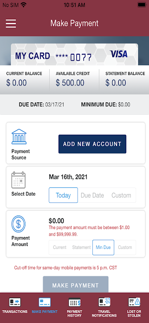 CornerPost Visa Screenshot 3
