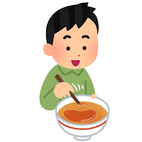Toy with Ramen oil
