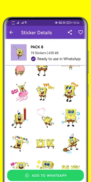 Neighbor Sponge WAStickers Screenshot 0