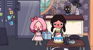 Toca Boca Wednesday Wallpapers Screenshot 1