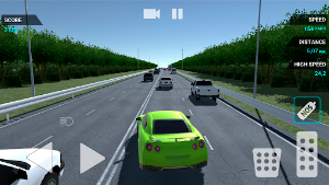 Traffic racing: speeding highway Screenshot 2