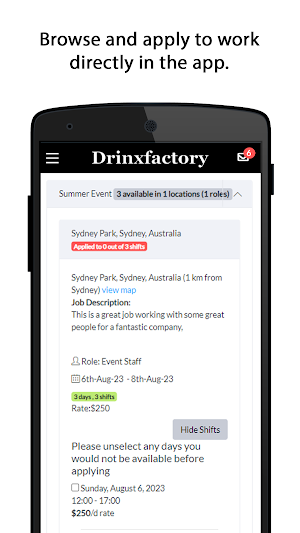 Drinxfactory Connect Screenshot 0