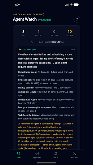 Agent Watch: AI Agent Monitor Screenshot 1
