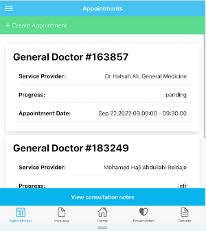 Royal London Policlinic Screenshot 2