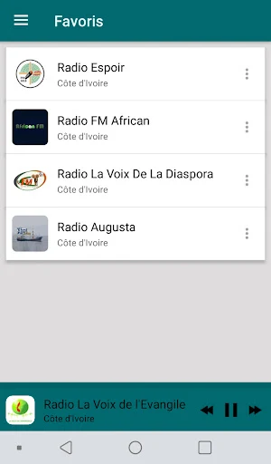 Radio Ivory Coast Screenshot 2