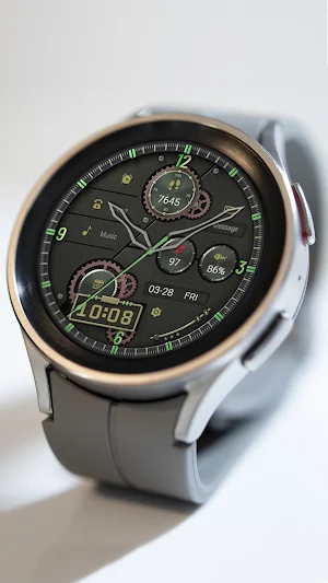 ZKin Watch Mechanical Green Screenshot 2