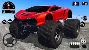 Offroad Monster Car Stunt Driving Simulator Screenshot 0