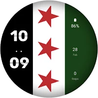 Syria Flag 3 - Watch Face