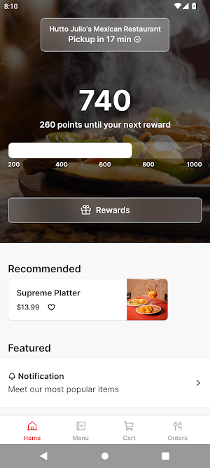 Julio's Mexican Restaurant Screenshot 0