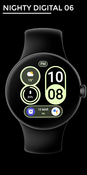 Nighty Digital 06 - watch face Screenshot 0