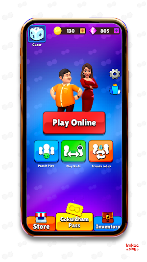 LUDO 3D | TMKOC Game Screenshot 1