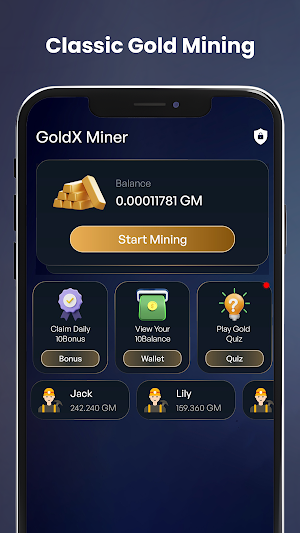 GoldX Miner – Classic Miner Screenshot 0