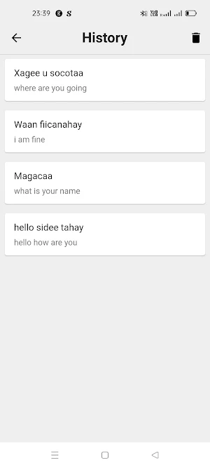 Somali To English Translator Screenshot 2