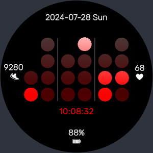 Binary Clock Watch Face Screenshot 3