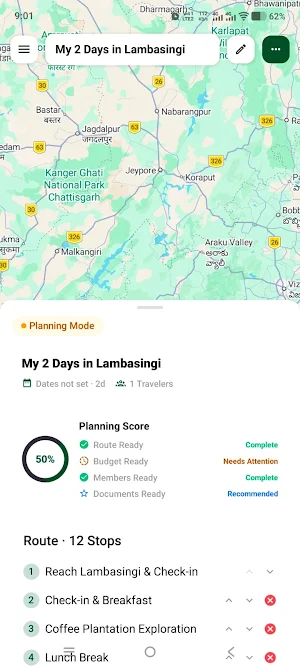 ROILLS - Trip plan & Journal Screenshot 1