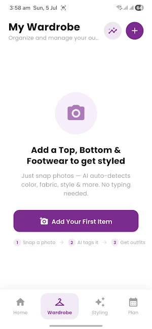 Blalo: AI Wardrobe & Outfit Screenshot 2