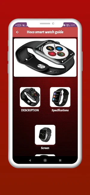 Hoco smart watch guide Screenshot 0