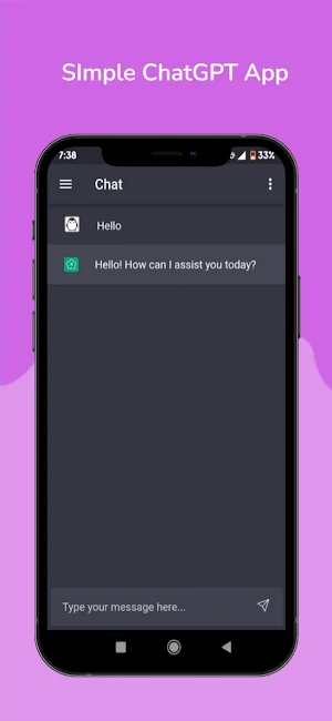 ChatKey : API AI Chatbot Screenshot 0
