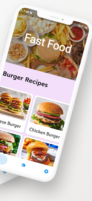 Fast Food Recipes Cookbook Screenshot 1