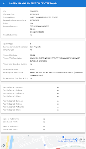 SG Business Directory Screenshot 1
