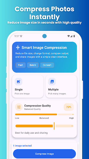 Photo Compressor & Resize Screenshot 0