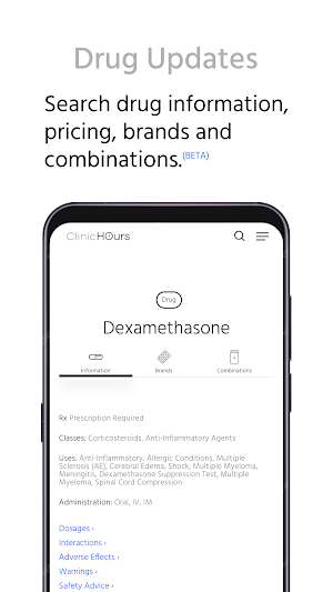 Clinic Hours - Doctor’s Guide Screenshot 2