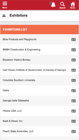 Georgia Downtown Association Screenshot 2