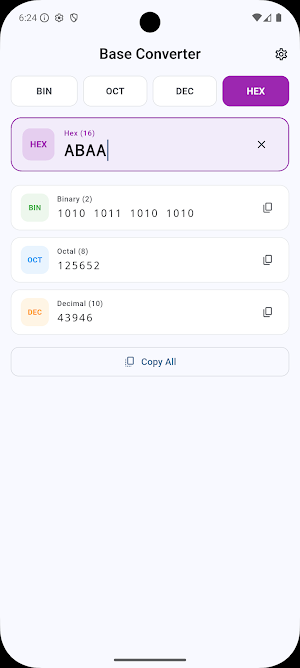 Number Base Converter Screenshot 3