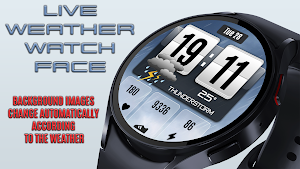 Live Weather Watch Face Screenshot 2