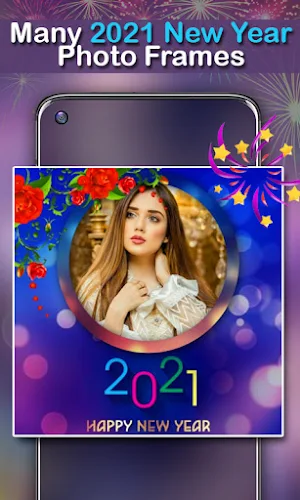 New Year Photo , Video Frames,Fire Works 2021 Screenshot 2