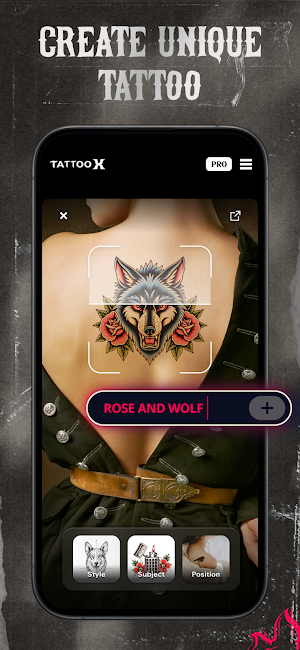TattooX - AI Tattoo Design Screenshot 0