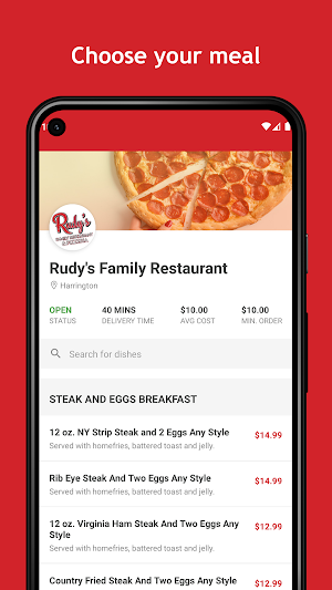 Rudy’s Family Diner & Pizzeria Screenshot 0