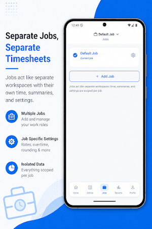 Hours Tracker - Time Clock Screenshot 2