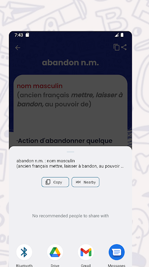 Dictionnaire Francais Screenshot 3