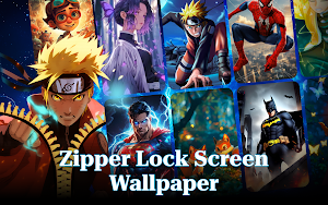 Zipper Lock Screen Wallpaper Screenshot 0