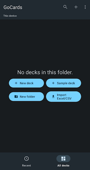 GoCards Screenshot 1