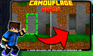 Camouflage Doors Mod for MCPE Screenshot 1