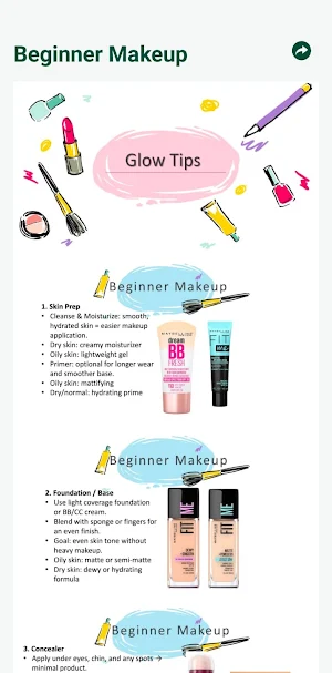 Makeup Steps Tutorial Screenshot 3