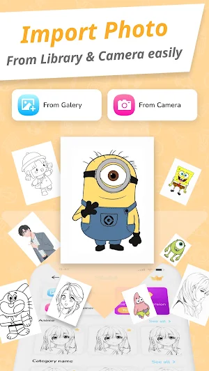 Draw Cartoon - AR Drawing App Screenshot 3