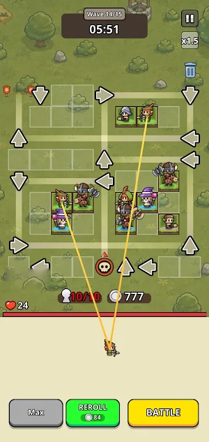 Merge Maze Defense Screenshot 2