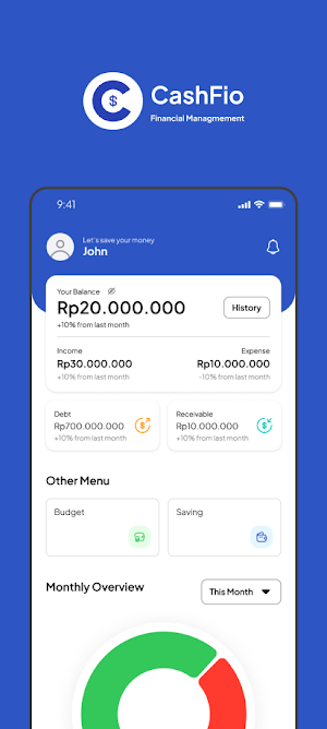 Cashfio - Money Management Screenshot 0