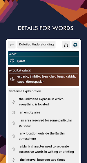Spanish English Translator - Free Dictionary Screenshot 2