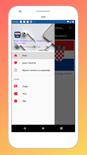Radio Croatia online - Croatian stations AM FM PRO Screenshot 1