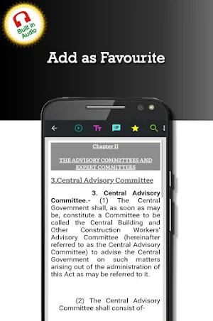 Building and Other Construction Workers Act, Rules Screenshot 2