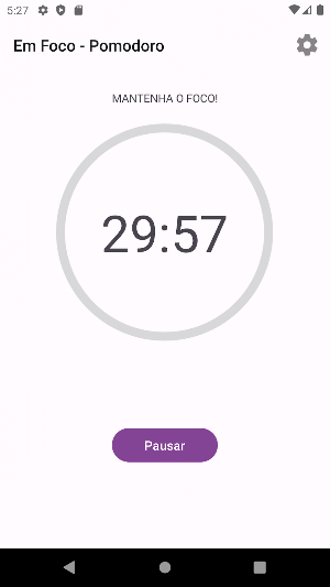 Em Foco - Pomodoro Screenshot 0