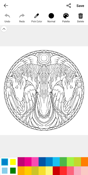 Fantasy Coloring Book Screenshot 0